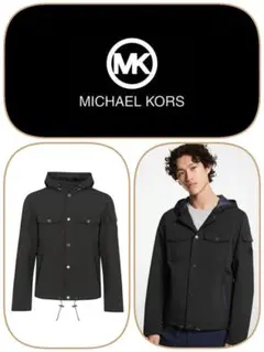 【訳あり】MICHAEL KORS フーデッドナイロンジャケット