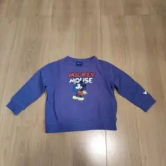 ミッキーマウス トレーナー 紫色