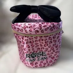 CECIL McBEE ROSE FAN FAN バニティポーチ 新品ピンクのサムネイル