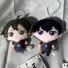 ハイキュー　ぬいぐるみちゃーむ　2点