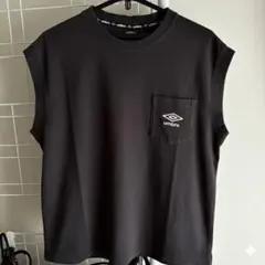 umbro キャップスリーブ Tシャツ L ブラック