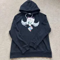 palm Angelsグラフィックプリント フード付きパーカー 黒のサムネイル