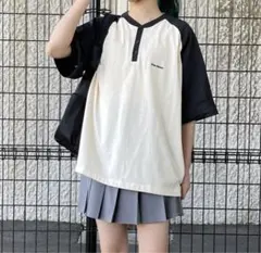 ヘンリーネック 半袖Tシャツのサムネイル