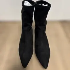 美品　H&M スエードソックススタイルブーツ