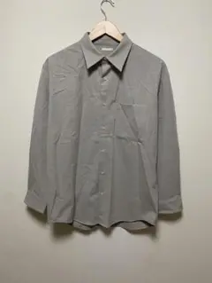 GU ブラッシュドオーバーサイズシャツ ベージュ