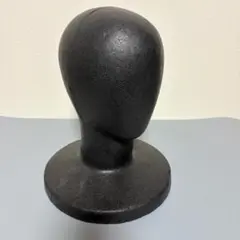ヘッドマネキン　発泡スチロール　ブラック 現状品