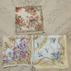 ブランド　ハンカチ　未使用3枚セット