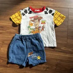 トイストーリー ウッディ 子供服 しまむら 80