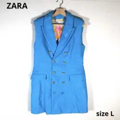 ☆未使用品☆ZARA ザラ ノースリーブジャケット sizeL