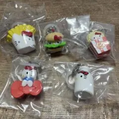 ハローキティ　アメリカン デザイン　めじるしアクセサリー　全５種　コンプリート