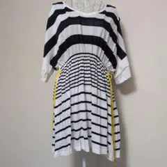 GALLARDA GALANTE ボーダー柄 半袖カットソー チュニックのサムネイル