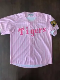阪神タイガースTigers ユニフォーム ホワイト/ピンク Mサイズ 背番号無し 2025年最新】タイガース ユニフォーム 背番号なしの人気アイテム