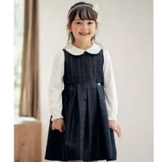 チェックジャンパースカート／エニィファム（any FAM）