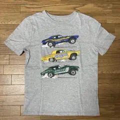 【新品同様】GAP XXL(160)半袖 車柄 Tシャツ グレー 美品