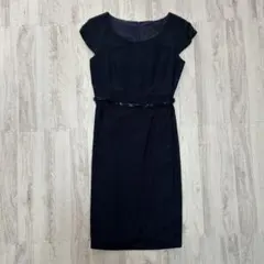 UNTITLED ダークネイビー ドレスとジャケット セット