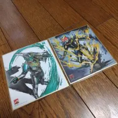 仮面ライダー　ミニ色紙2枚