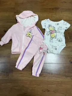 プーさんセットアップ3点セット