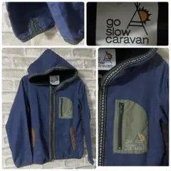 go slow caravan レディースM 1 アウトドアジャケット　フーディ