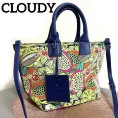CLOUDY フルーツ柄 クリア ショルダーバッグ未使用 トート 限定品 夏 