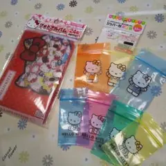 ハローキティ　フォトアルバム＆ジッパー付きポリ袋 レトロ