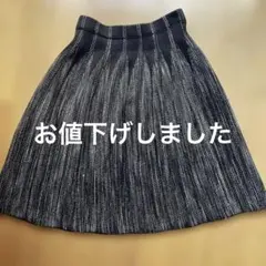 ♡LANVIN on￼Blueツイード,フレアスカート サイズ38