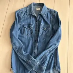 Gap 1969 デニムブルー長袖シャツ XS