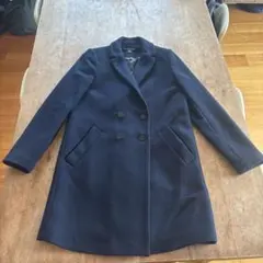 ZARA trf_outerwear ザラ　ネイビー コートのサムネイル