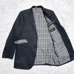 バーバリーブラックレーベル　テーラードジャケット　ノバチェック　Lサイズ