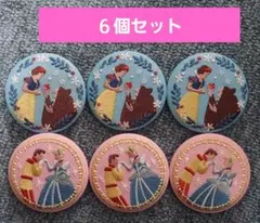 【新品︰未使用】ディズニー刺繍缶バッジ ６個セット