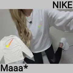 NIKE　激かわすぎる♡　ロゴいっぱい　ロンT