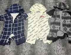 3着　AZUL ベビー服　ロンパース　70センチ