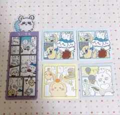 ちいかわ ハチワレ うさぎ モモンガ わっふれ〜む シール ブックマーク コラボのサムネイル