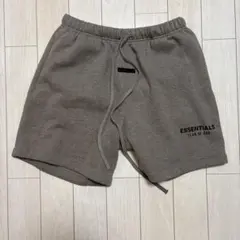 Fog essentials ハーフパンツショーツ反射フォントカーキブラウンロゴ