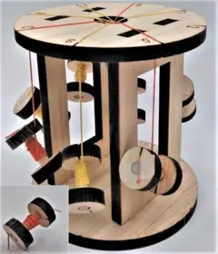 組紐台　丸台(ミニ）長沼 Amazon.co.jp: 組紐器具 単品 丸台（組台）9寸 : ホーム＆キッチン