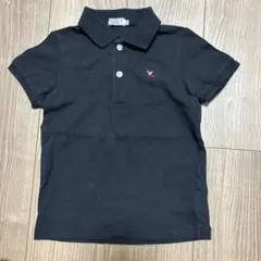 DOUBLE.B ブラック ポロシャツ 110