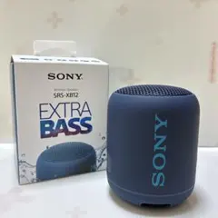 【美品】SONY ワイヤレススピーカー ブルー　SRS-XB12のサムネイル