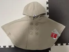 新品未使用 ミキハウス ベビー ポンチョ ベージュ