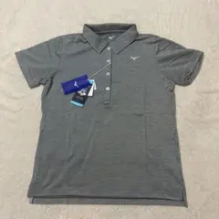値下げしました❗️ 新品　Mizuno 半袖ポロシャツ グレー Mサイズ