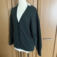 ★アメリカンホリック★タグ付き 未使用 ダークグリーン Vネック カーディガンL