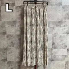 新品未使用　しまむら　LaxDanTia ナロースカート　ホワイト　Lサイズ
