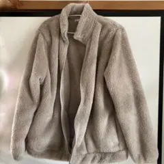 ベージュ フリース ジャケット　LLサイズ