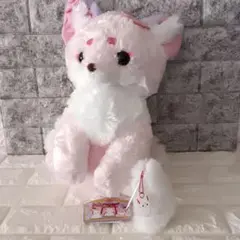 いちごだいふく ちょコンとキツネ九尾 花夜行 BIG ぬいぐるみ 2品セット