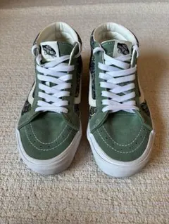 VANS オールドスクール ハイカット グリーン