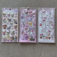 ハローキティ ボンボンシール 3枚セット