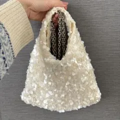 【BONLECILL noir】2wayスパンコールハンドバッグ