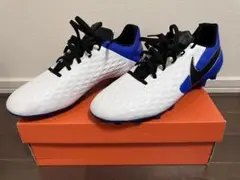 Nike TIEMPO サッカーシューズ スパイク ホワイト/ブルー/ブラック