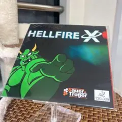 アンチ　卓球　粒高　ラバー　イボ　HELLFIRE X　変化系　OX　赤