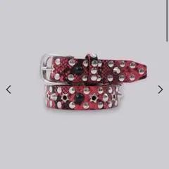 Jaded London スタッズ付きレッドベルト - メルカリ