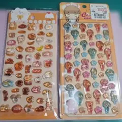国内購入品ぷっくりツヤツヤシール2点セット