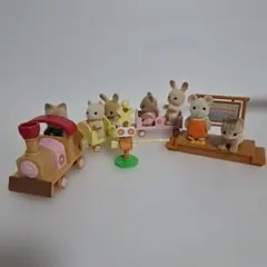 シルバニア　赤ちゃん汽車ポッポ　人形　赤ちゃん　まとめ売り　小物